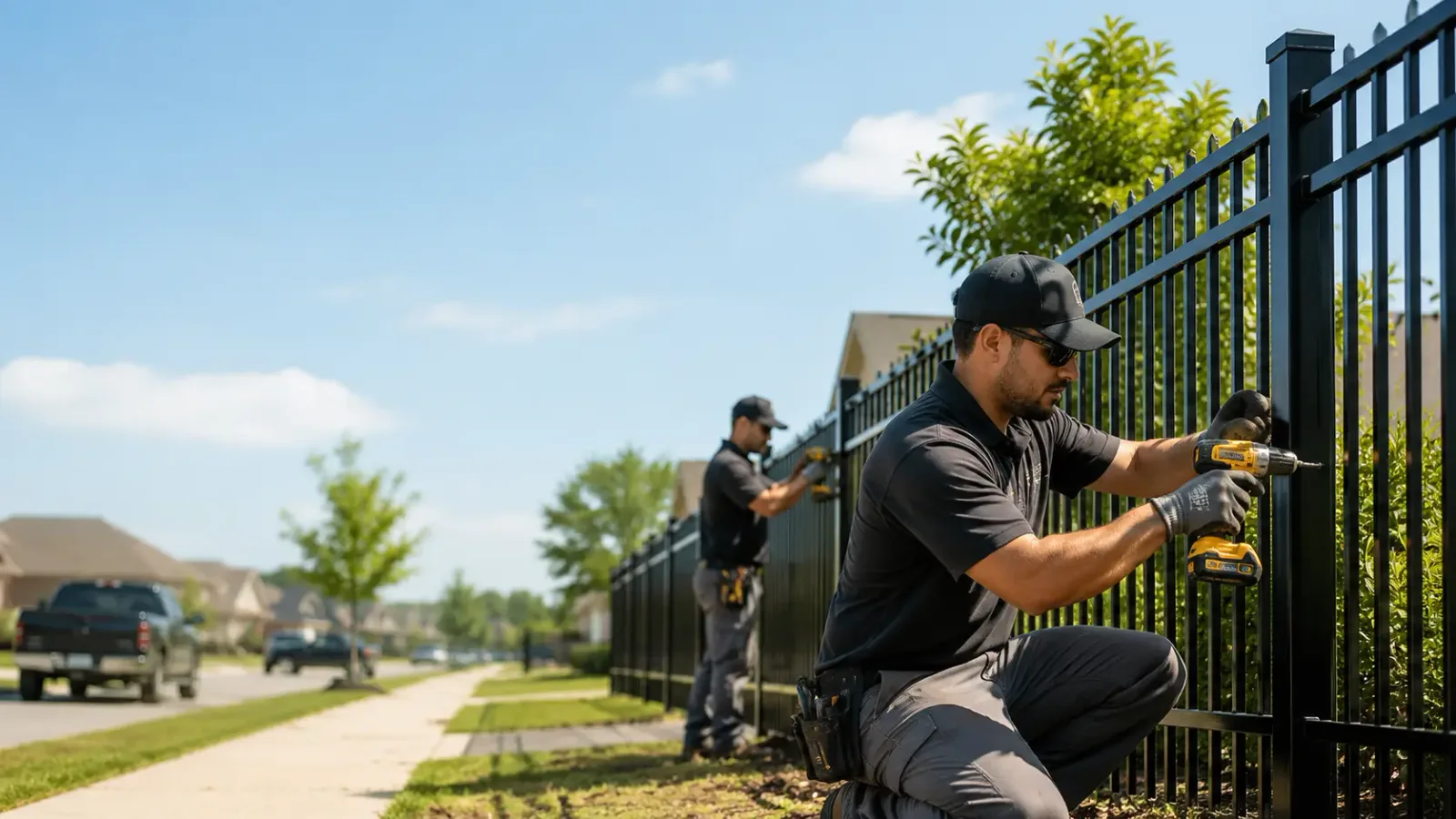 Metal Fence Installation in Columbus, WI